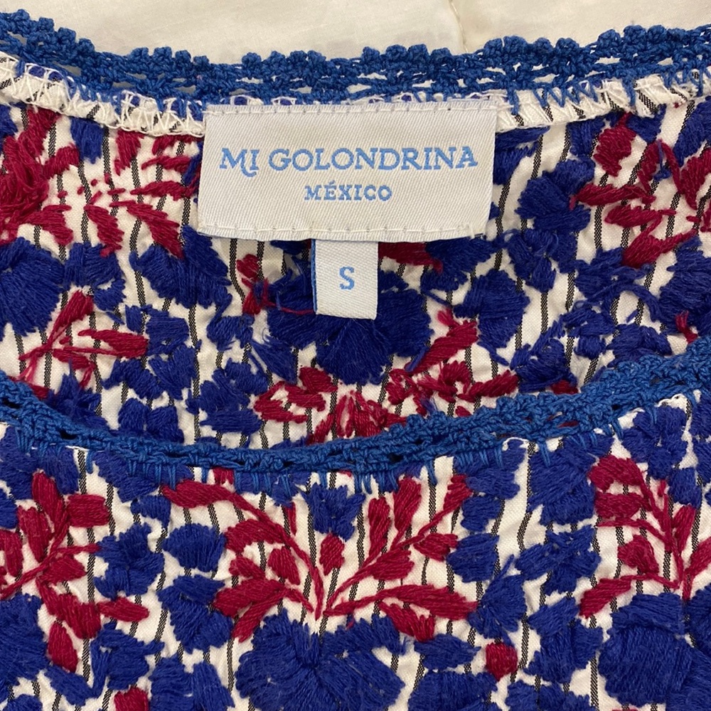 Mi Golondrina long sleeve blouse